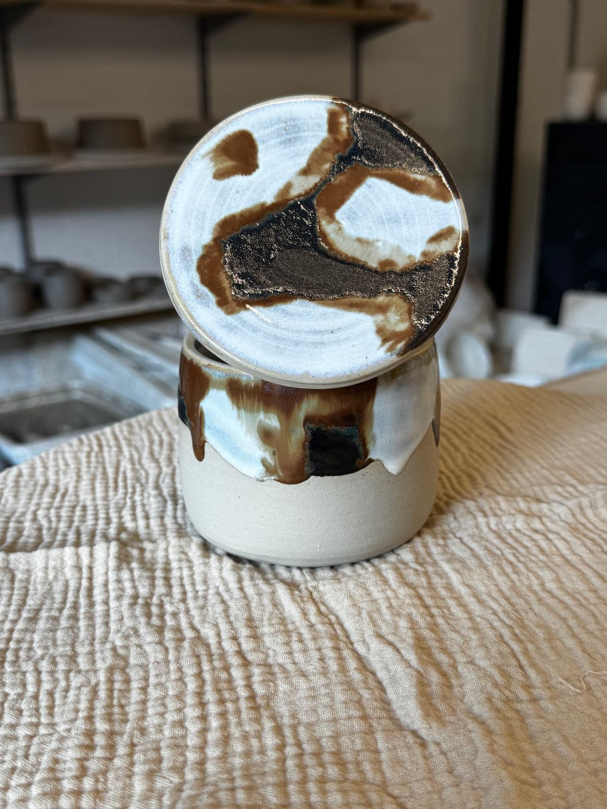 Französische Butterdose
