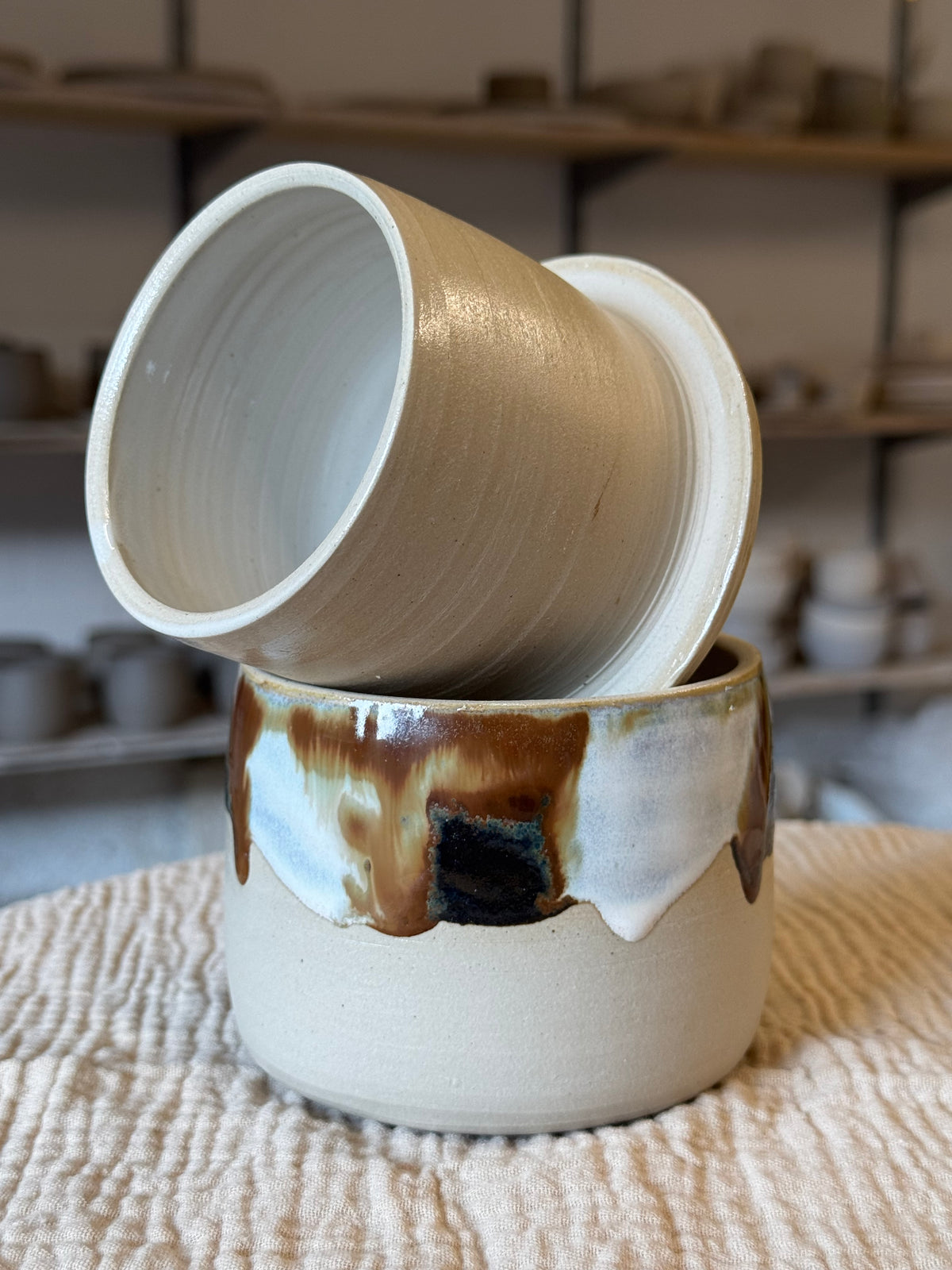 Französische Butterdose